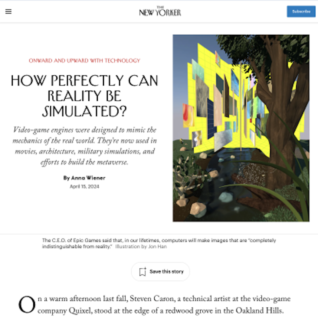 a screenshot of an article from The New Yorker